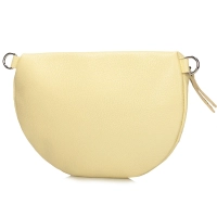 Yellow leather crossbody bag Toscanio F181 