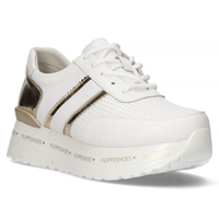 Skórzane Sneakersy Filippo DP3689/22 WH białe