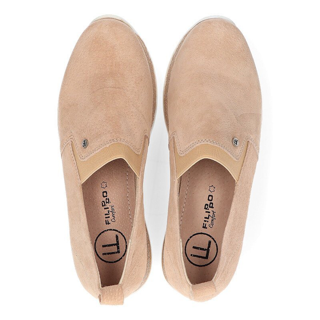 Leather Sneakers Filippo DP1500/21 BE beige