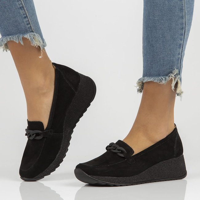 Leather shoes Filippo DP3632/22BK black