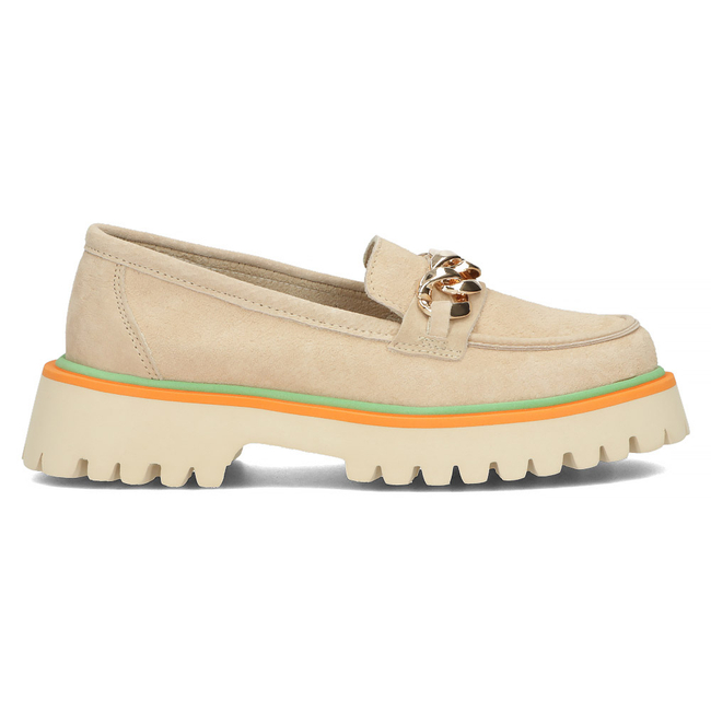 Leather shoes Filippo DP4589/23 BE beige