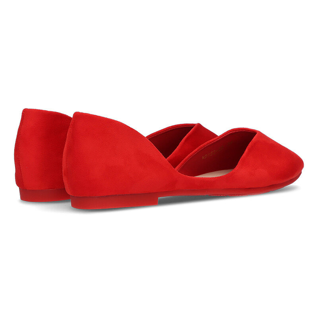 Baleriny ND153-23 czerwone