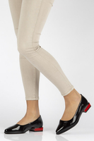 Skórzane półbuty Filippo DP2383/22 BKL czarne