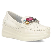 Leather shoes Filippo DP6084/24 BE beige