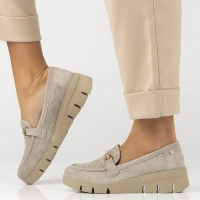 Leather shoes Filippo DP7002/25 BE beige