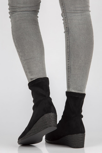 Botki Filippo DBT3213/21 BK czarne stretch