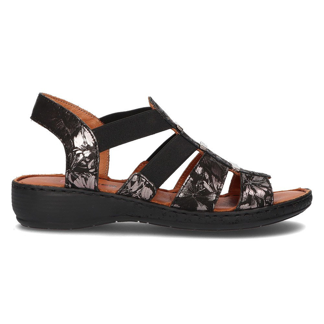 Leather sandals Artiker 46C2373 black
