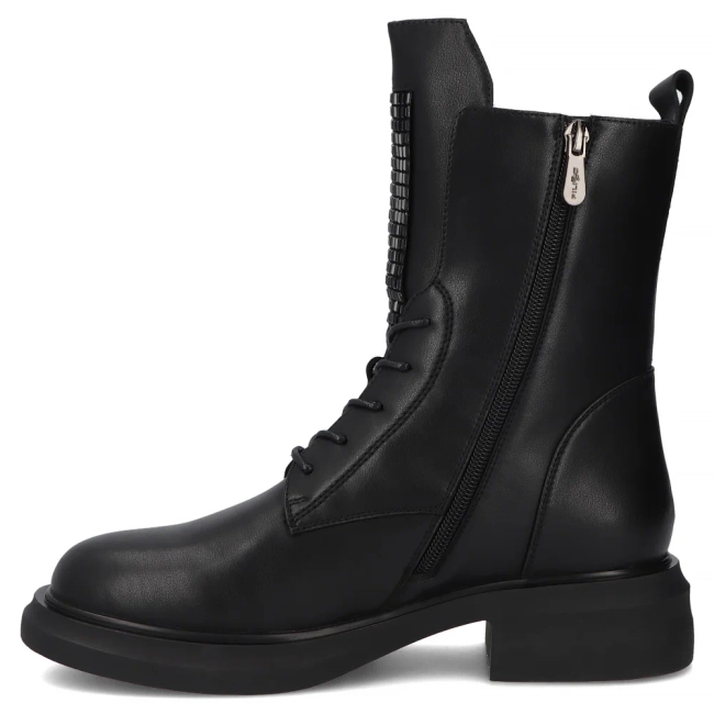 Leather ankle boots Filippo DBT7241/25 BK black