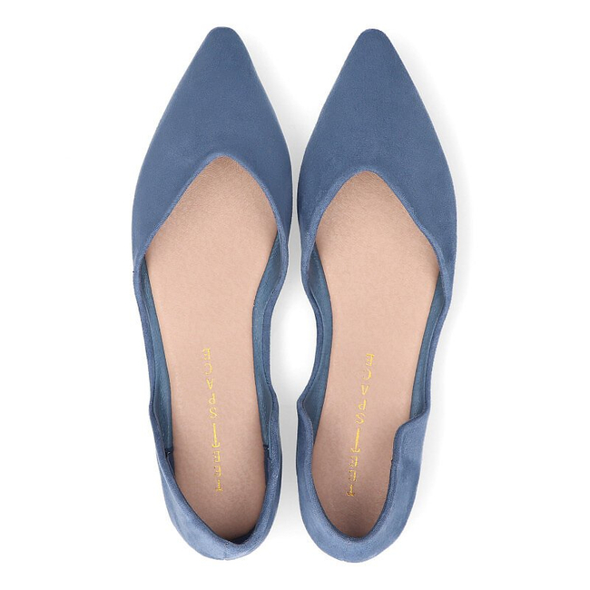 Baleriny ND153-16 niebieskie