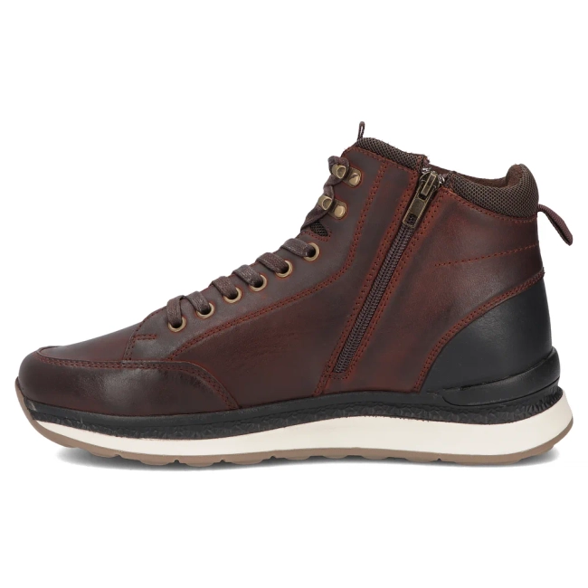 Leather ankle boots Filippo MBT8297/26 BR brown