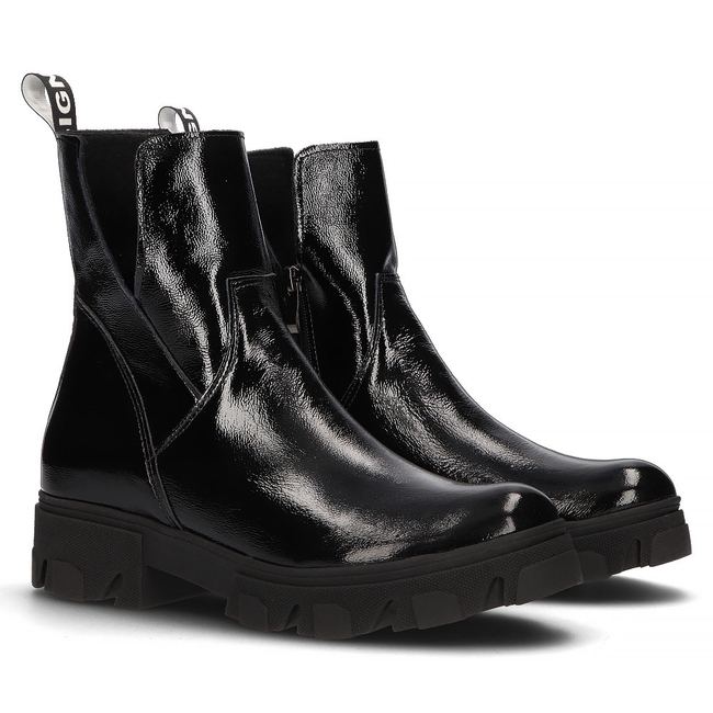 Leather boots Filippo 129 black
