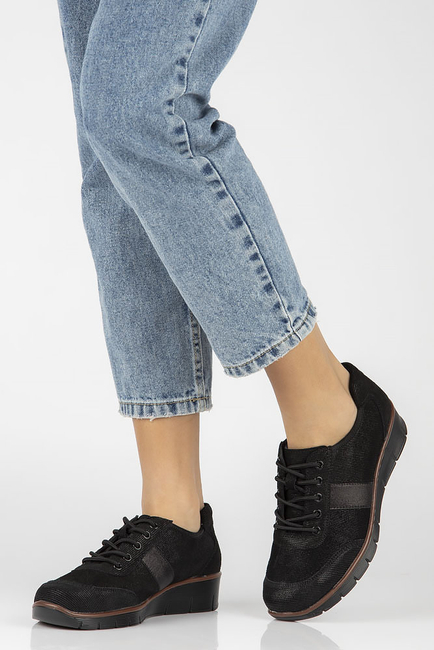 Leather shoes Filippo DP028/23 BK black