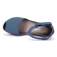 Sandals Lemar 50066 N.Jeans + Roma Popiel