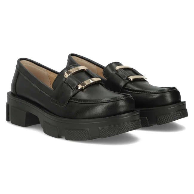 Leather shoes Filippo DP6099/24 BK black
