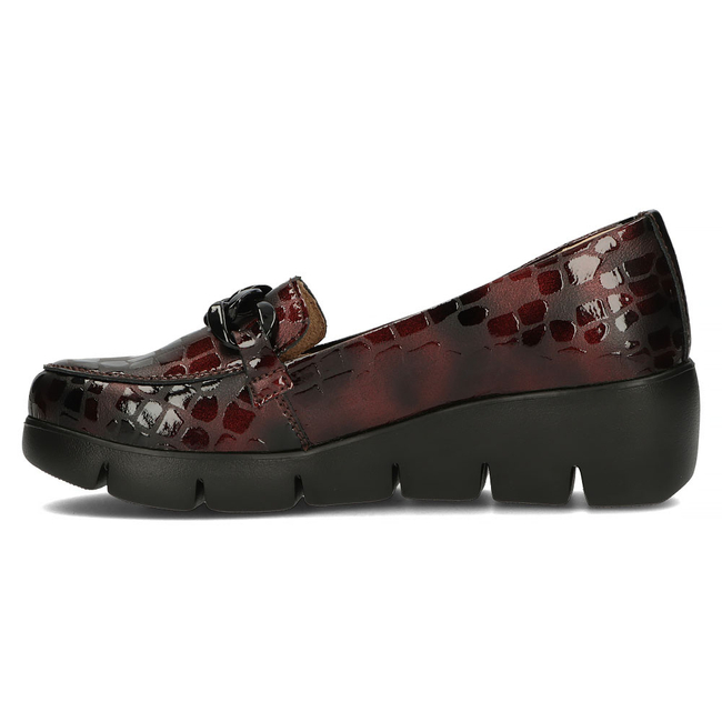 Leather shoes DP4128/22 BG burgundy