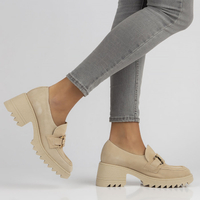 Suede ankle boots Filippo 20107 beige