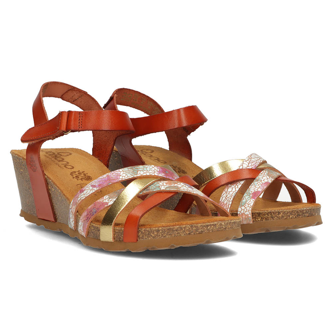 Leather sandals Yokono CADIZ-131 red