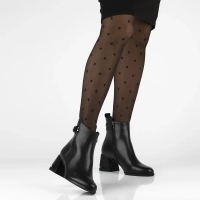 Leather ankle boots Filippo DBT7364/25 BK black