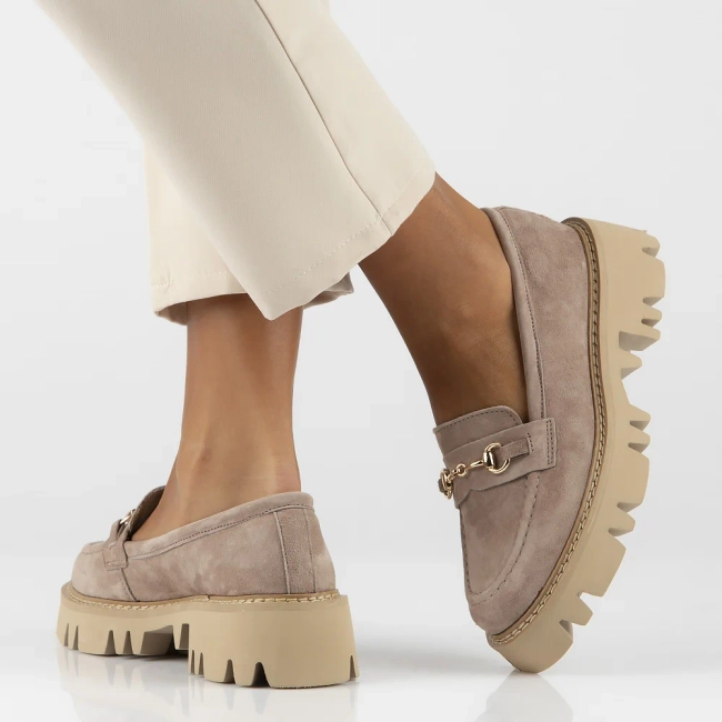 Leather shoes Filippo DP6089/24 BE beige