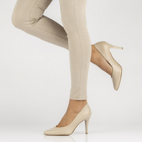 Leather pumps Filippo 2058 beige