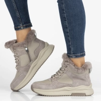 Leather ankle boots Filippo DBT7240/25 BE beige