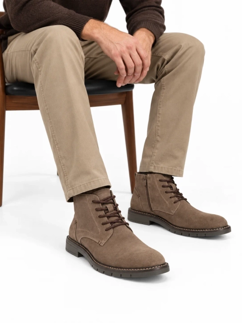 Leather ankle boots Filippo MBT8318/26 TP taupe