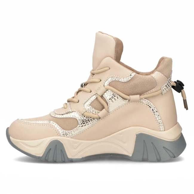 Leather ankle boots Filippo DBT6367/24 BE beige