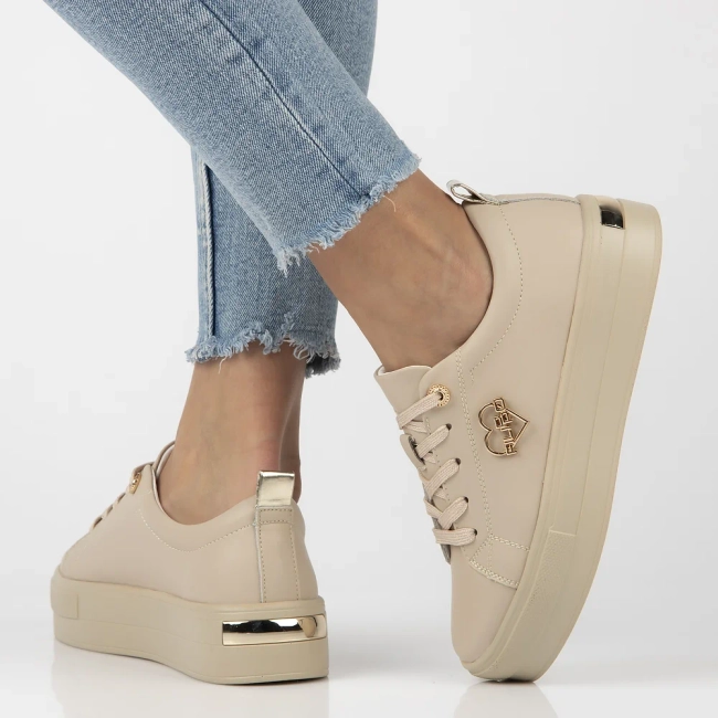 Leather shoes Filippo DP3533/25 BE H beige