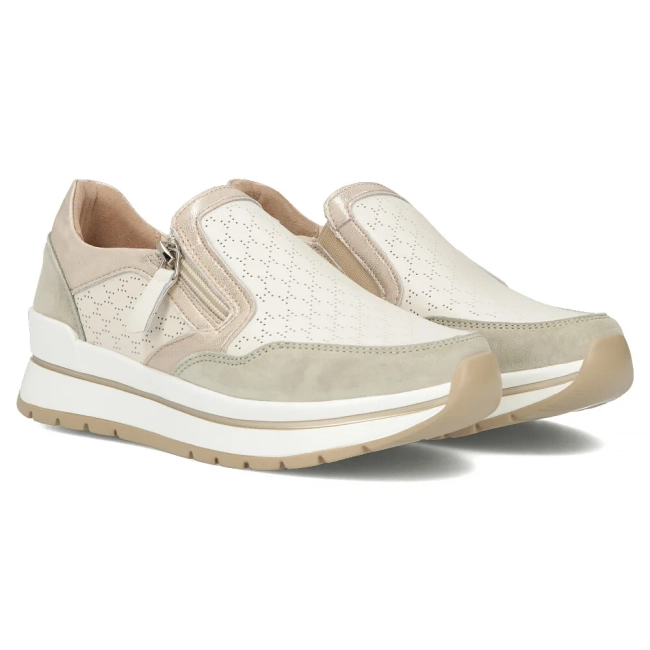 Leather shoes Filippo DP6777/25 BE GE beige