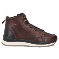 Skórzane botki Filippo MBT8297/26 BR brązowe