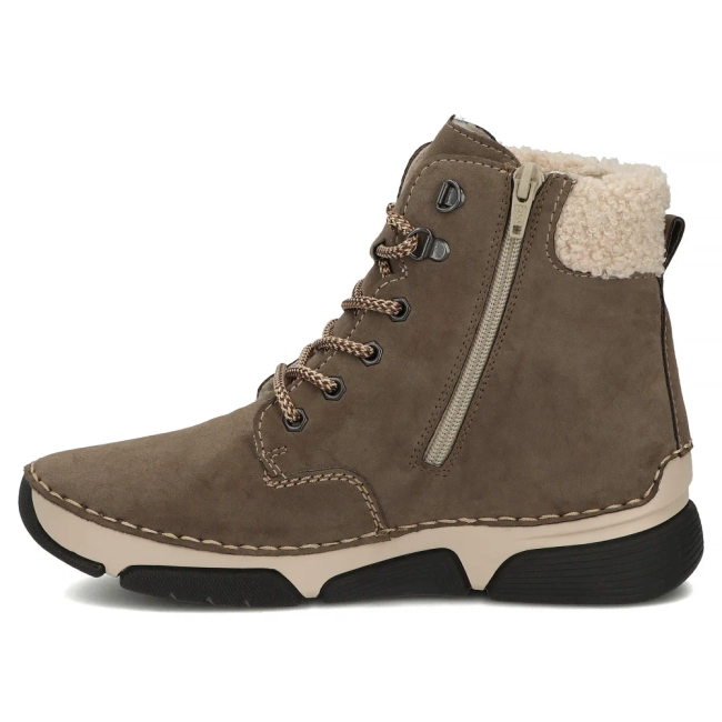 Leather boots Rieker 45925-25 brown