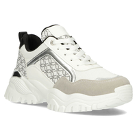 Sneakersy Filippo BB116 biało-czarne