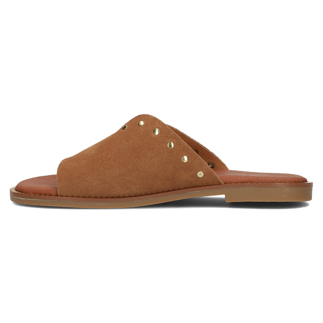Leather Slippers Filippo LH-425 camel
