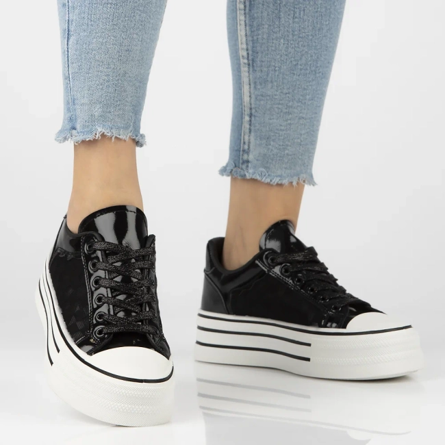 Trampki Filippo DTN7096/25 BK czarne