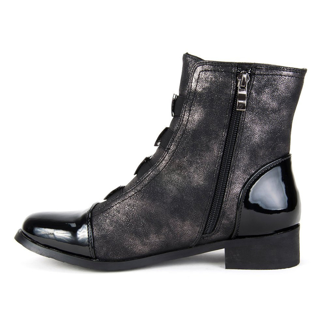 Botki FILIPPO 239/16 SI Srebrne