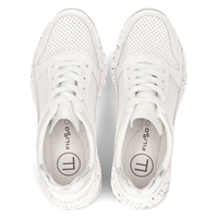 Skórzane Sneakersy Filippo DP2008/21 WH białe