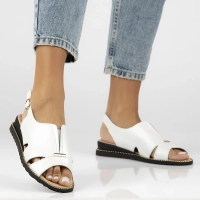 Leather sandals Filippo DS4470/25 WH white