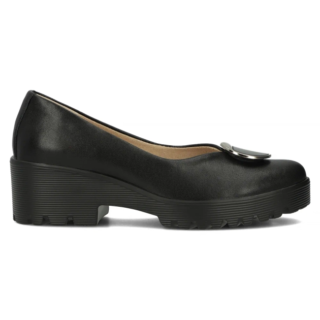 Leather shoes Filippo DP4569/24 BK black