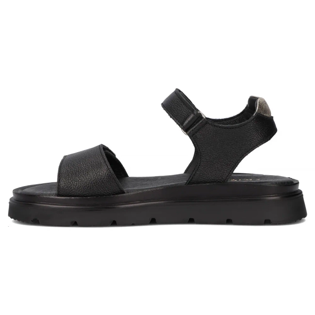 Skórzane sandały Filippo 40443 czarne