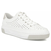 Leather sneakers Rieker L8849-80 white