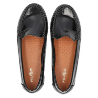 Półbuty Filippo 10118 naplak czarny