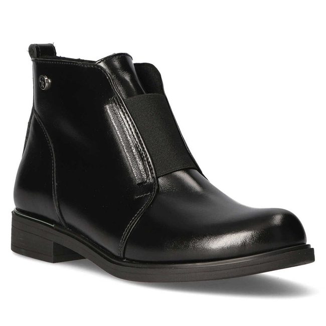 Leather boots Filippo 103/S black face