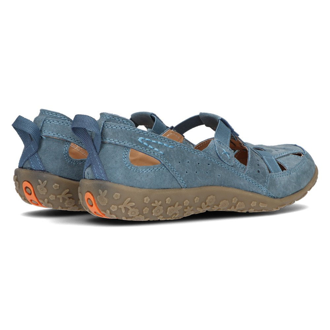 Skórzane półbuty FILIPPO DP104/17 BL niebieskie