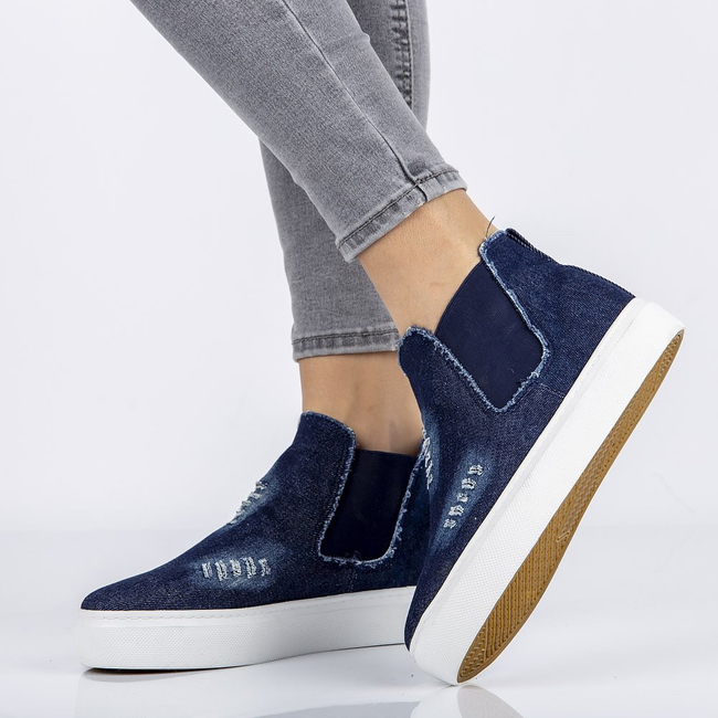 Shoes MCKEY DTN222/17 DJ dark jeans