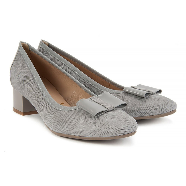 Czółenka Bioeco by ARKA BI 5171 811+387 szare