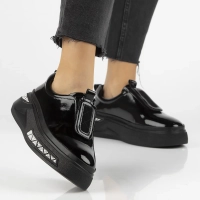 Leather shoes Filippo DP7286/25 BK L black