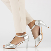 Sandały Filippo DS1360/23 SI srebrne