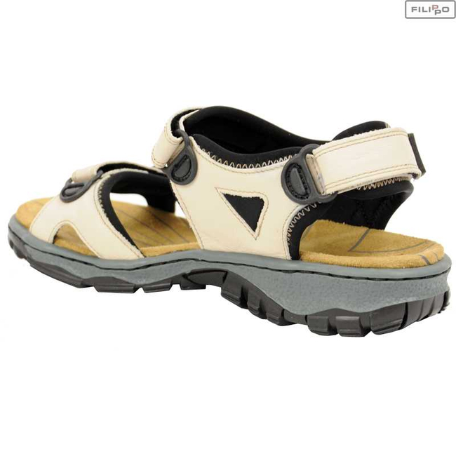 Sandals RIEKER 68872-60 beige 8023612