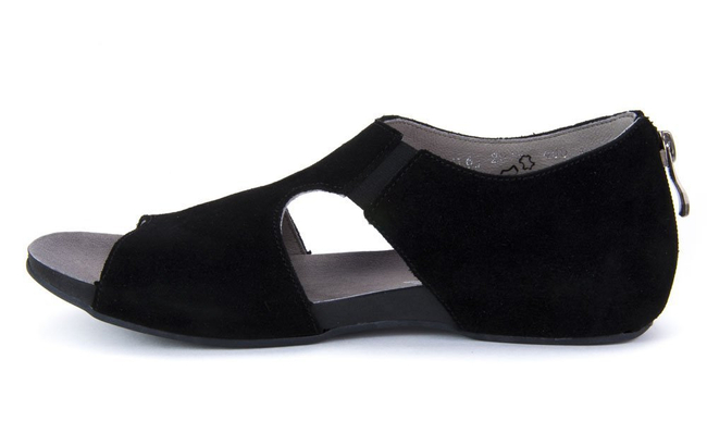 Sandals Lemar 40040 Velor Black