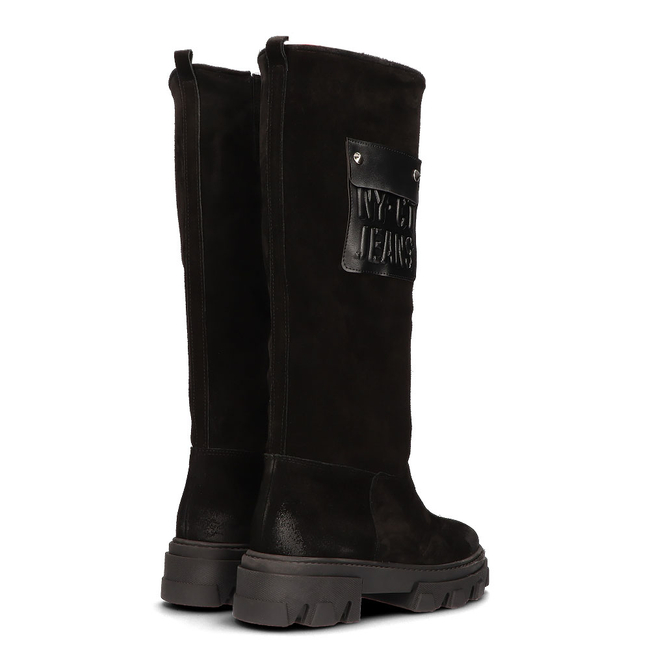 Kozaki Filippo W-490 czarny welur